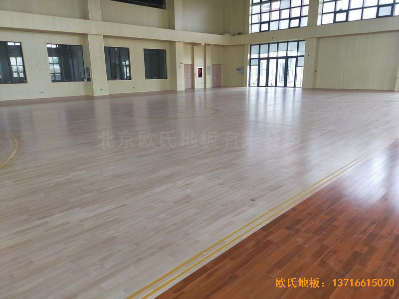 江蘇連云港消防隊(duì)運(yùn)動(dòng)地板鋪裝案例