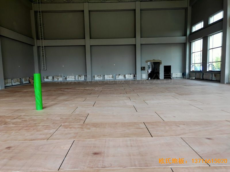 遼寧沈陽于洪機場體育地板安裝案例
