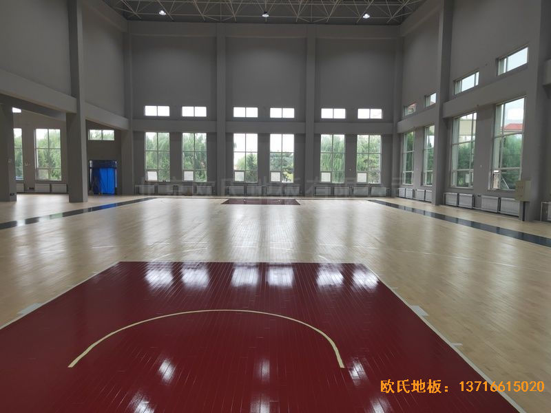 遼寧沈陽于洪機場體育地板安裝案例