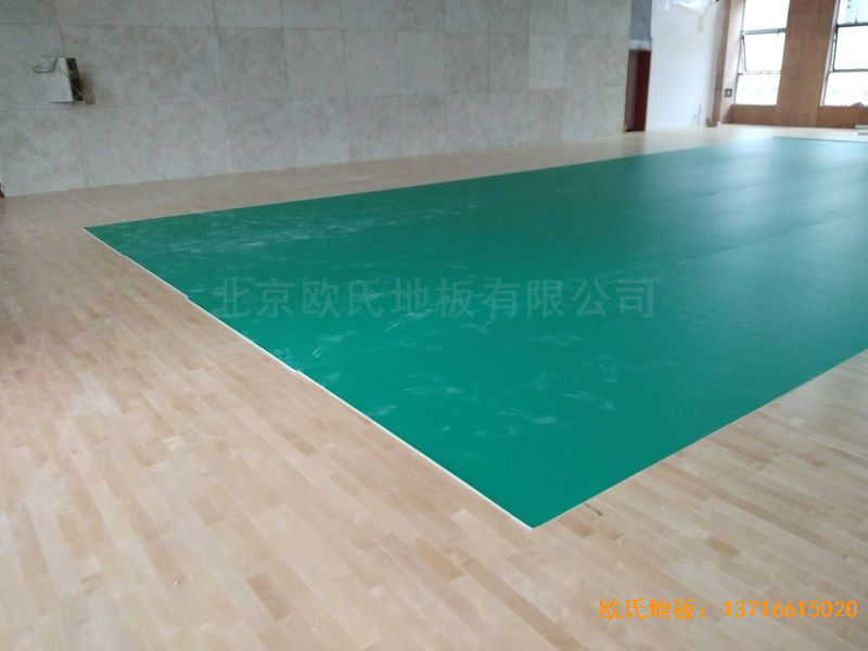 遵義仁懷市茅臺文體中心運(yùn)動木地板安裝案例