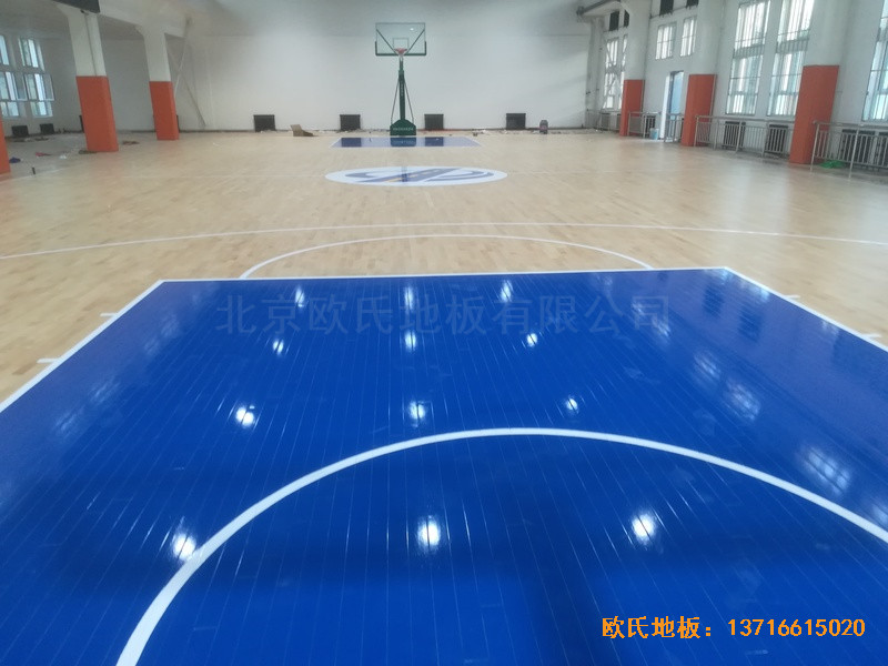 新疆昌吉職工活動中心運動地板鋪設(shè)案例5