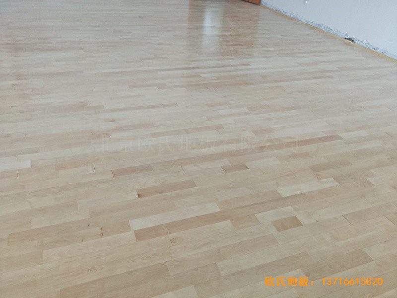 杭州分水鎮(zhèn)徐凝小學(xué)運動館運動地板鋪裝案例3