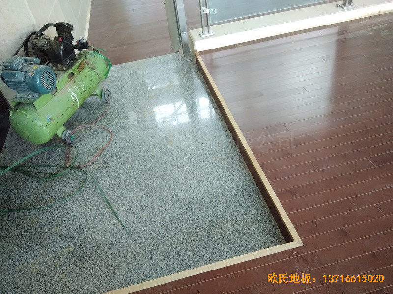 青海海宴路77號(hào)地質(zhì)科大樓運(yùn)動(dòng)場(chǎng)所體育地板鋪裝案例2