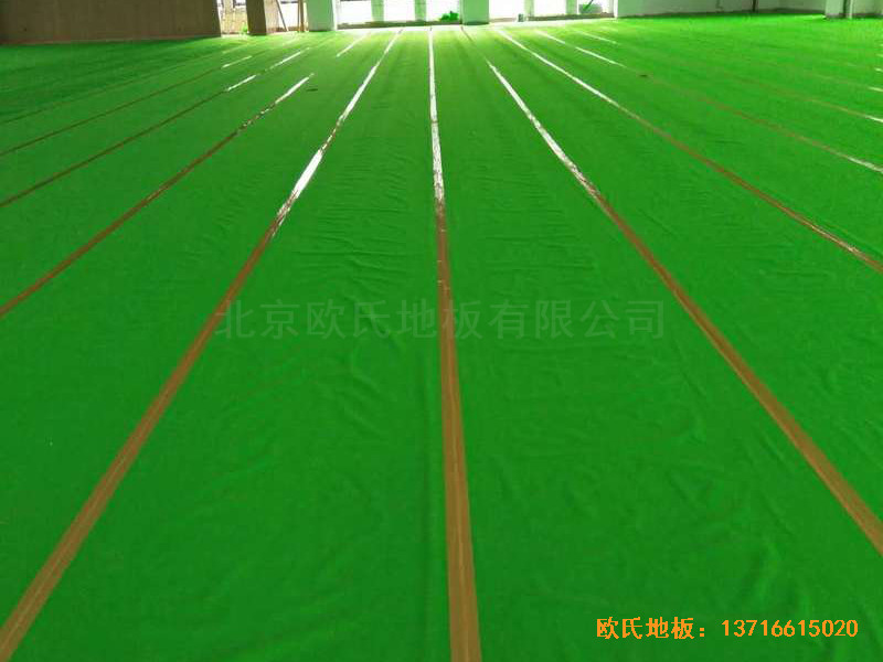 北京師范大學(xué)籃球館運動地板安裝案例2