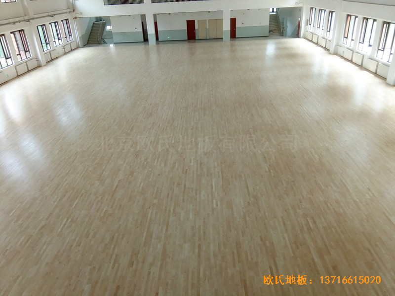 北京趙全營鎮(zhèn)天順小學(xué)體育館運(yùn)動地板鋪設(shè)案例0