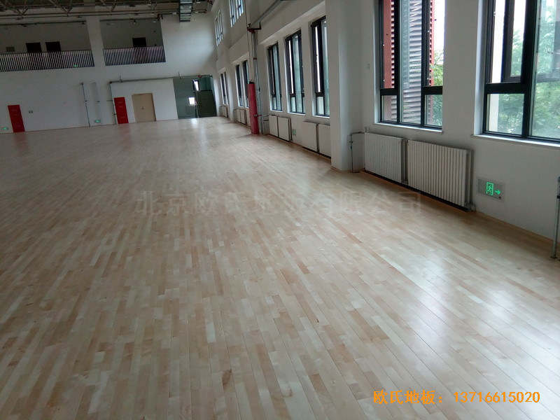 北京趙全營鎮(zhèn)天順小學(xué)體育館運(yùn)動地板鋪設(shè)案例4