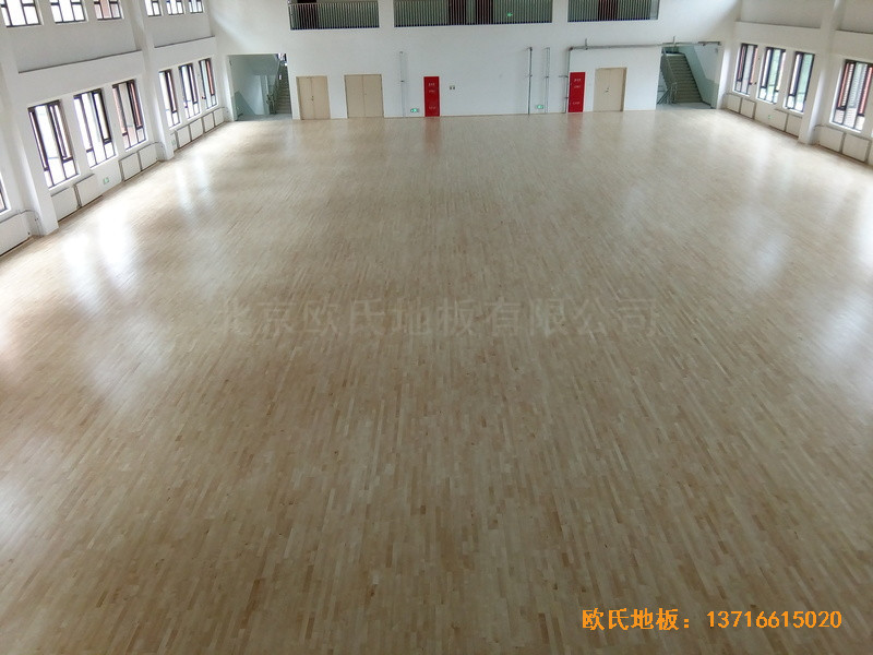 北京趙全營鎮(zhèn)天順小學(xué)體育館運(yùn)動地板鋪設(shè)案例5