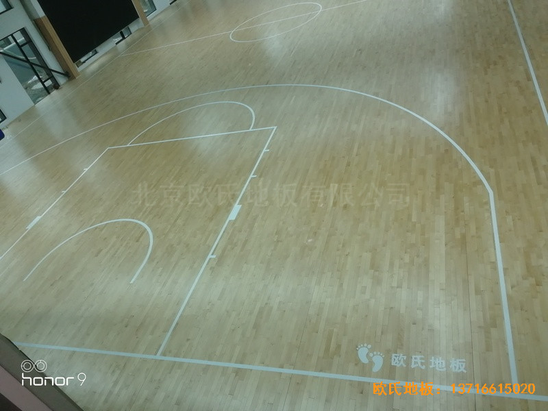 上海江楊南路485號攻守道場運(yùn)動(dòng)地板安裝案例0