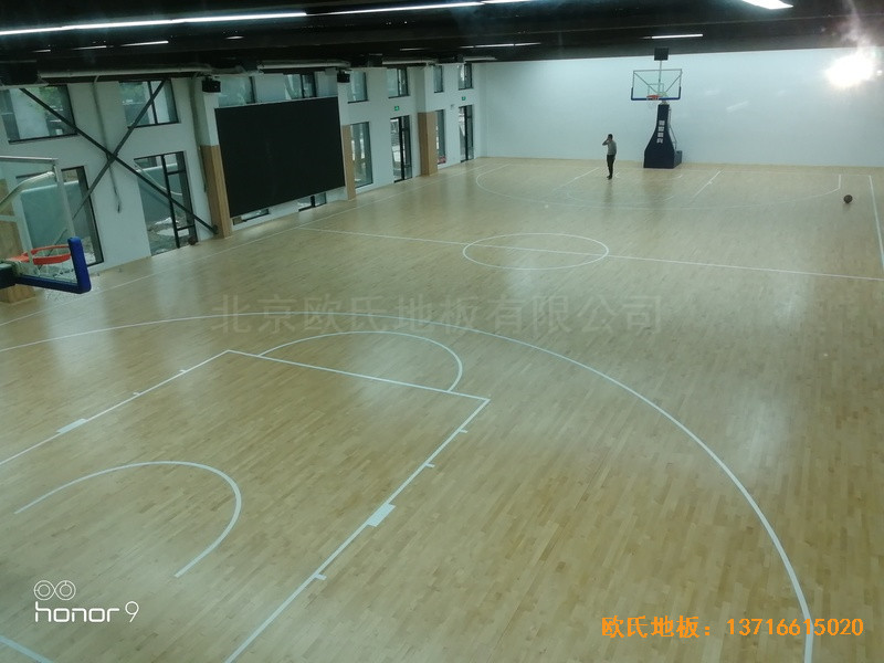 上海江楊南路485號攻守道場運(yùn)動(dòng)地板安裝案例3