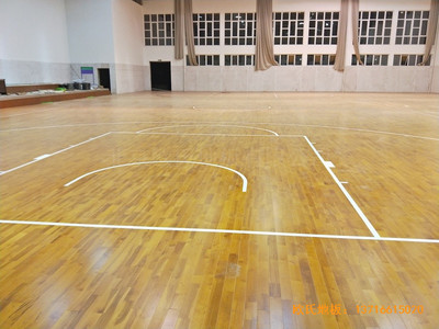 江蘇宿遷消防支隊籃球館體育地板鋪設(shè)案例