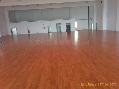 南京浦口區(qū)復(fù)興小學(xué)運動館運動木地板施工案例